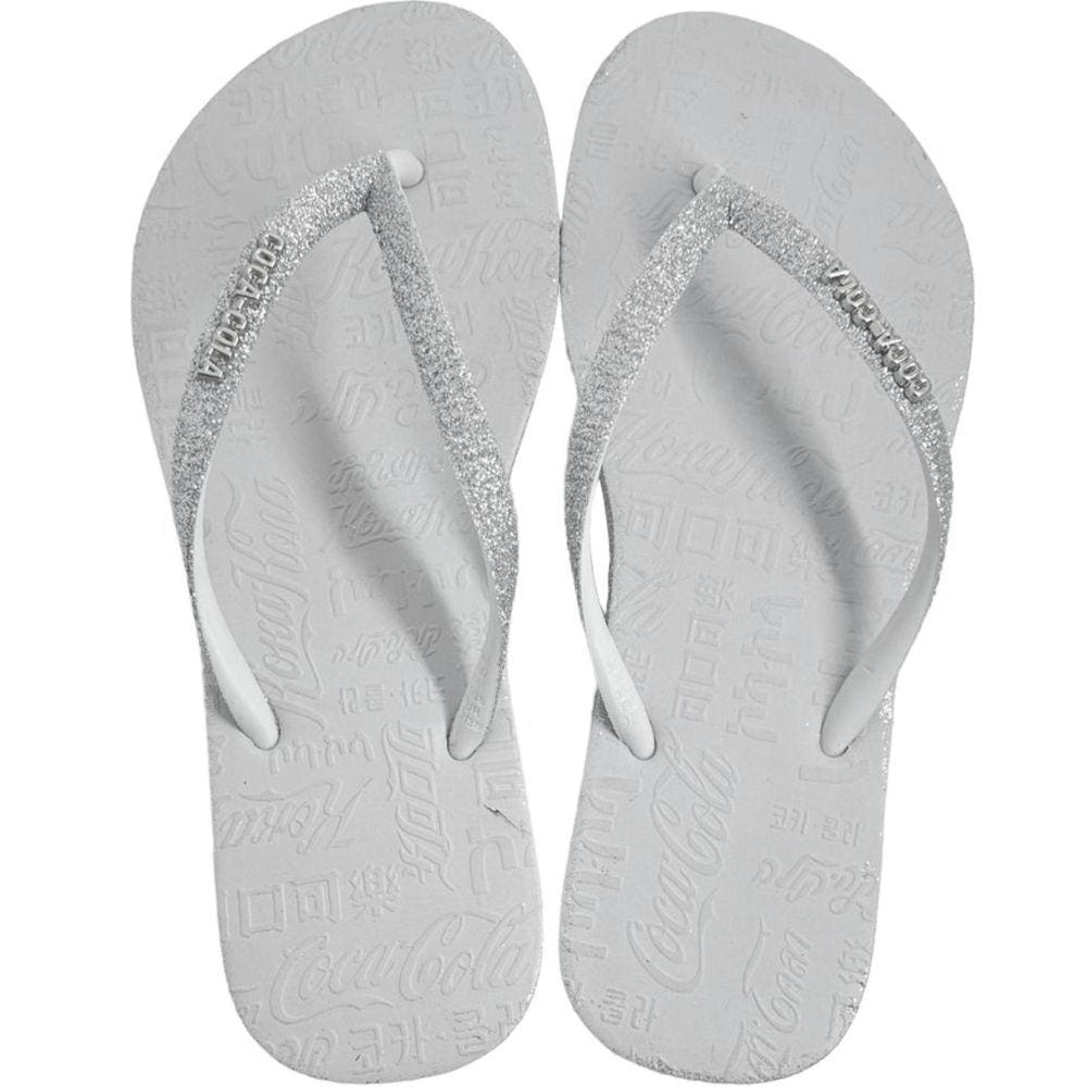 Chinelo Casual Dia a Dia Feminino Dedo Borracha Coca Cola Shine Sandal Cc3445