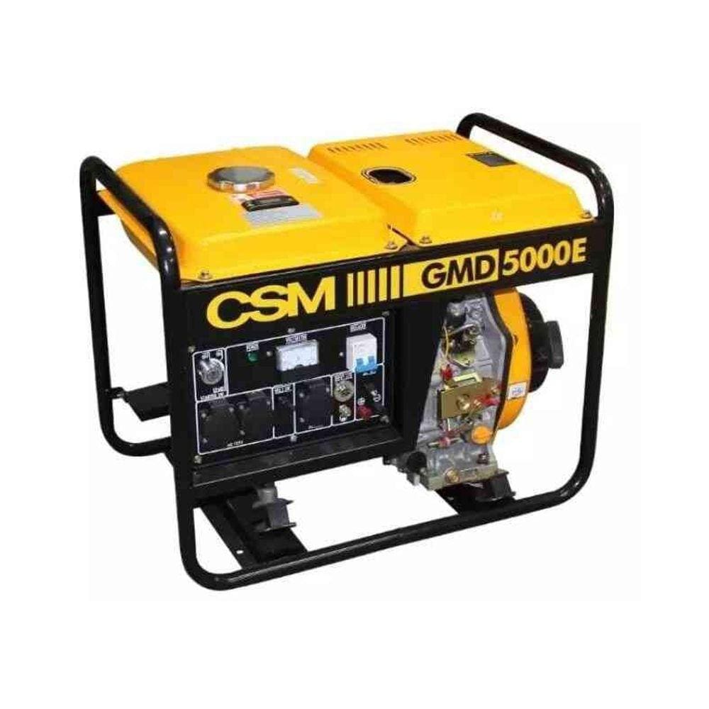 Gerador Portátil Diesel Monofásico GMD 5000E