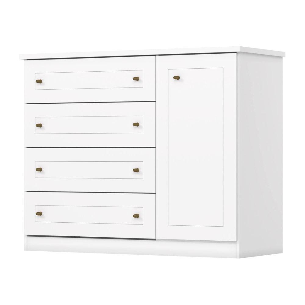 Comoda Americana 01 Pt. 04 Gav. Branco - Henn
