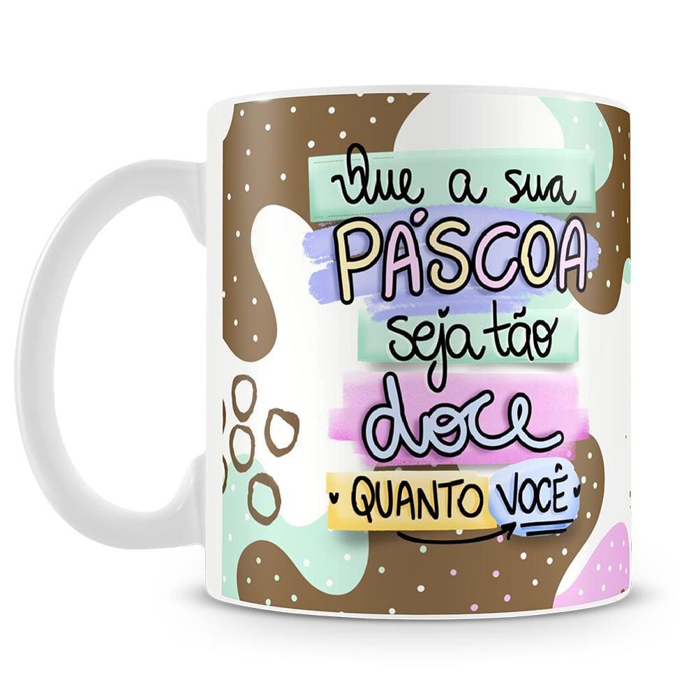 Caneca Estampada Páscoa (Mod.7)