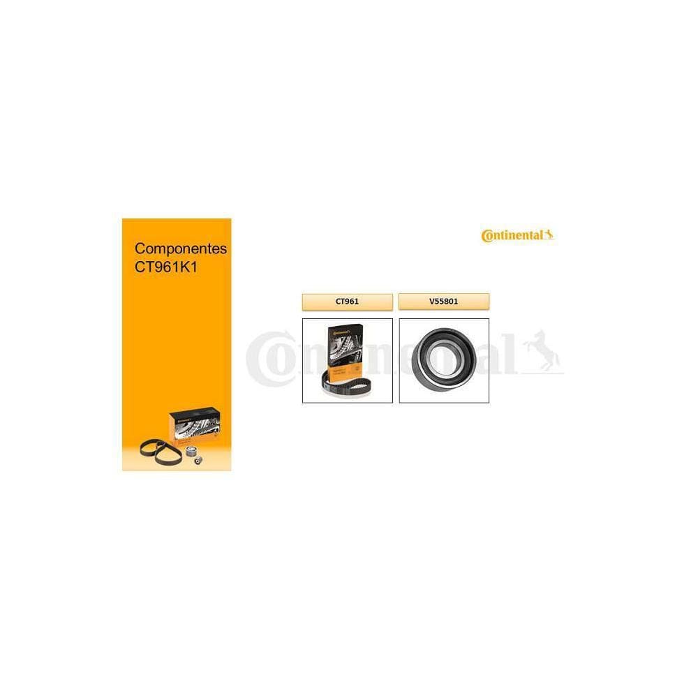 Kit Sincronizador Continental Fiorino/Uno - CT961K1
