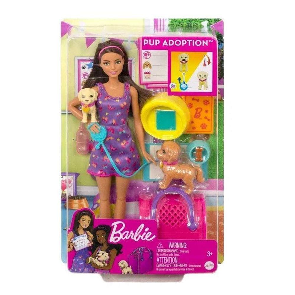 Barbie Conjunto Adota Um Cachorrinho - Pup Adoption MATTEL