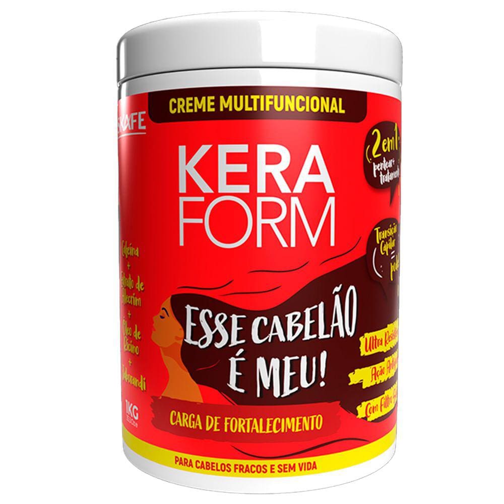 Creme Multifuncional Skafe Keraform Esse Cabelão É Meu 1Kg