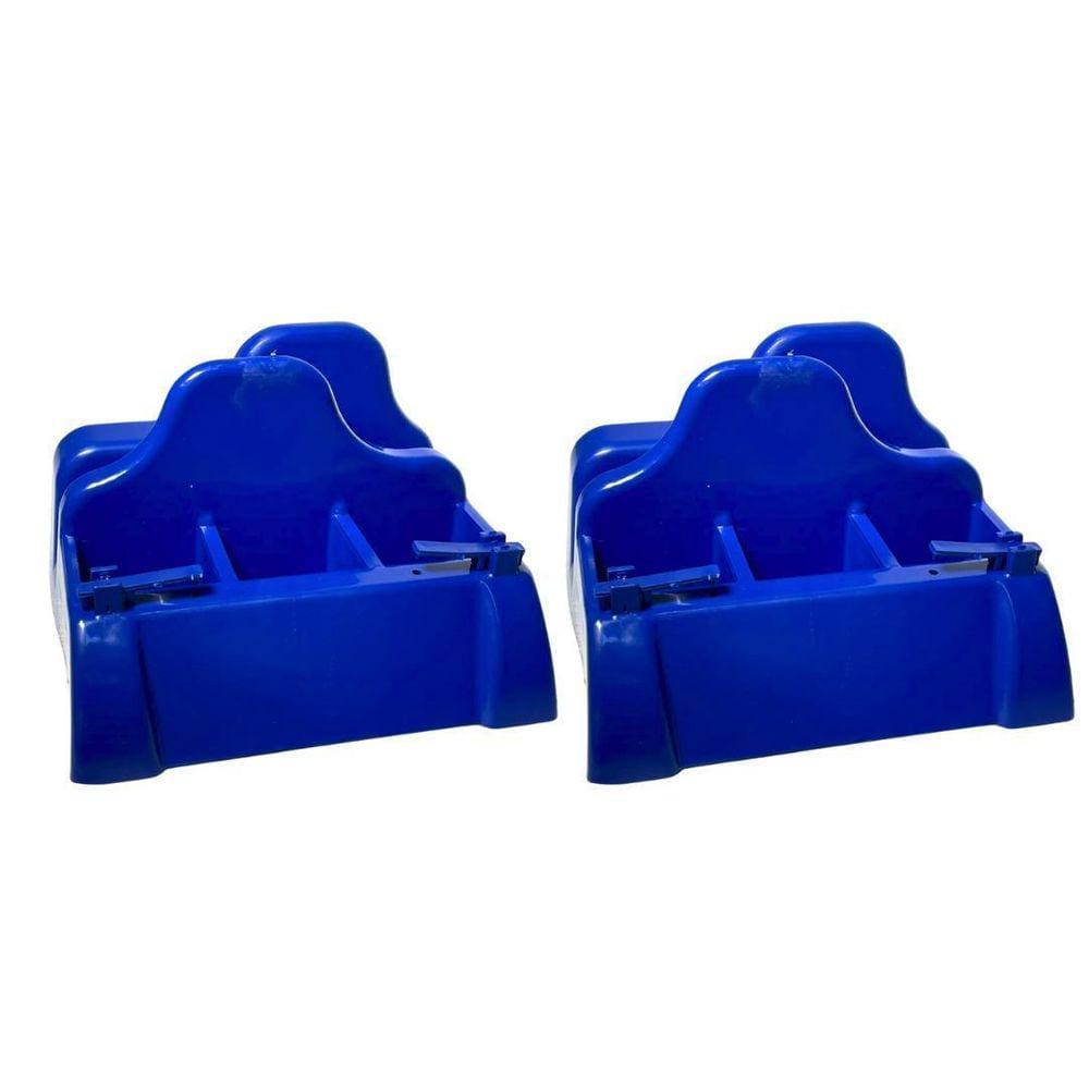 2 Porta Guardanapo Sachê Azul Com Furador Lanchonete Padaria