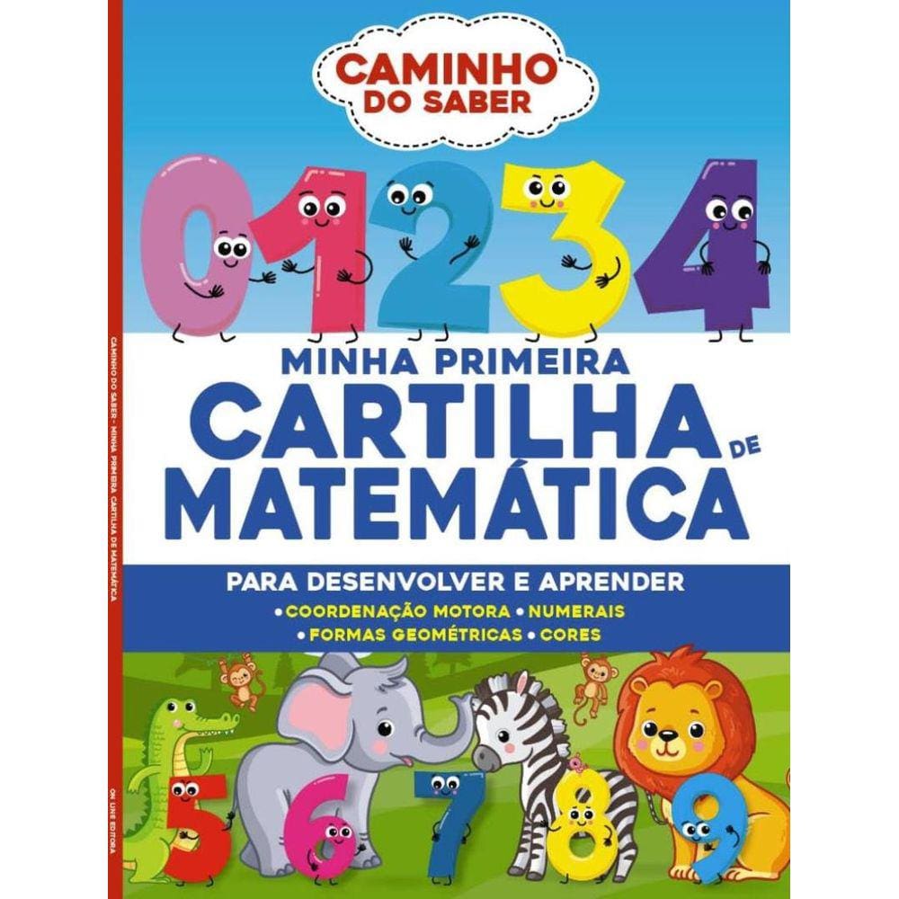 Cartilha Caminho Do Saber - Minha Primeira Cartilha De Matematica