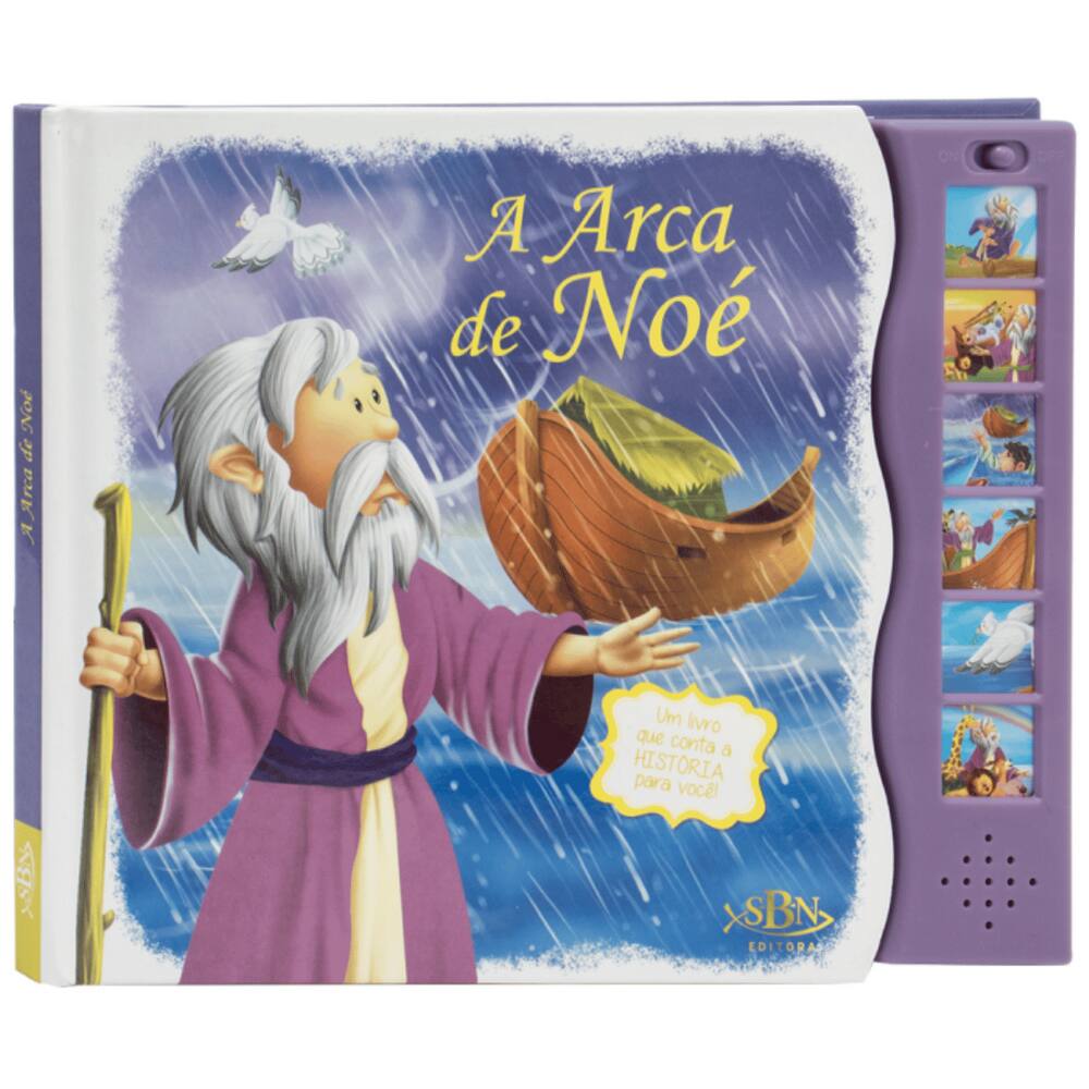 Livro Sonoro Infantil Histórias da Bíblia: A Arca De Noé