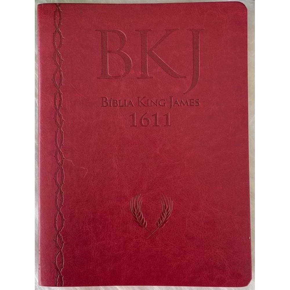 Biblia Bkj1611 Ultrafina Ampliada - Vermelha