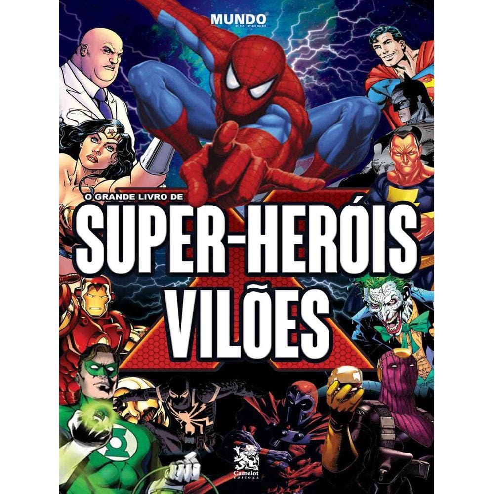 Grande Livro De Super-Herois E Viloes,O