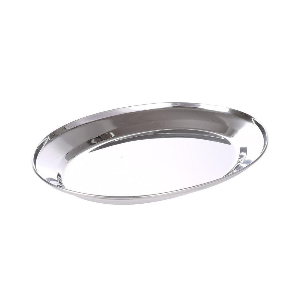 BANDEJA OVAL 20cm - INOX (SC)