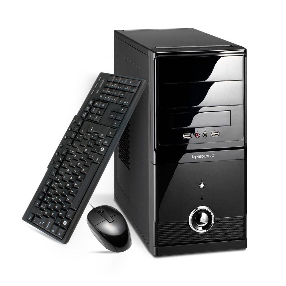 Kit - Computador Neologic Home Nli83491 Amd Ryzen 5 5600G (3.9Ghz 19Mb) 16Gb Ssd 480Gb + Teclado E Mouse