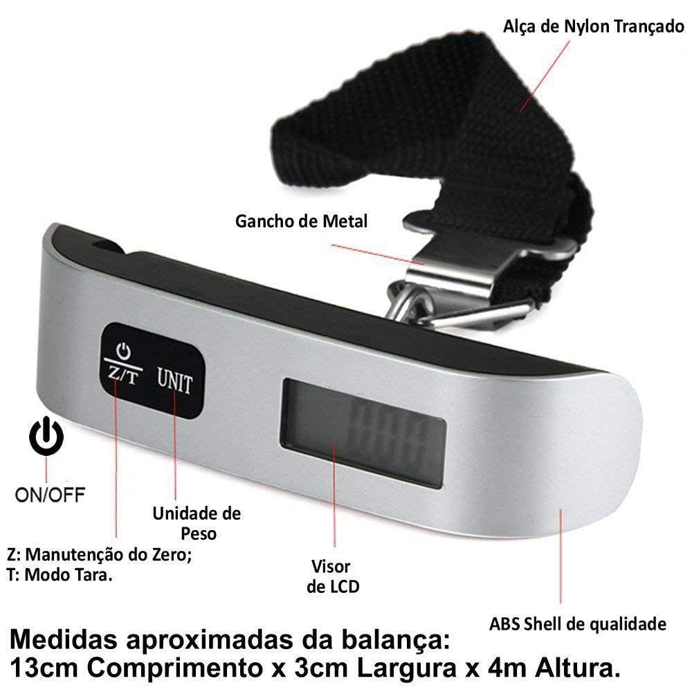 Balança Digital De Uso Domestico Capacidade Até 50KG