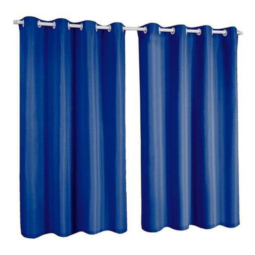 Cortina Blackout Em Pvc 2,20M X 1,40M - Azul-Marinho
