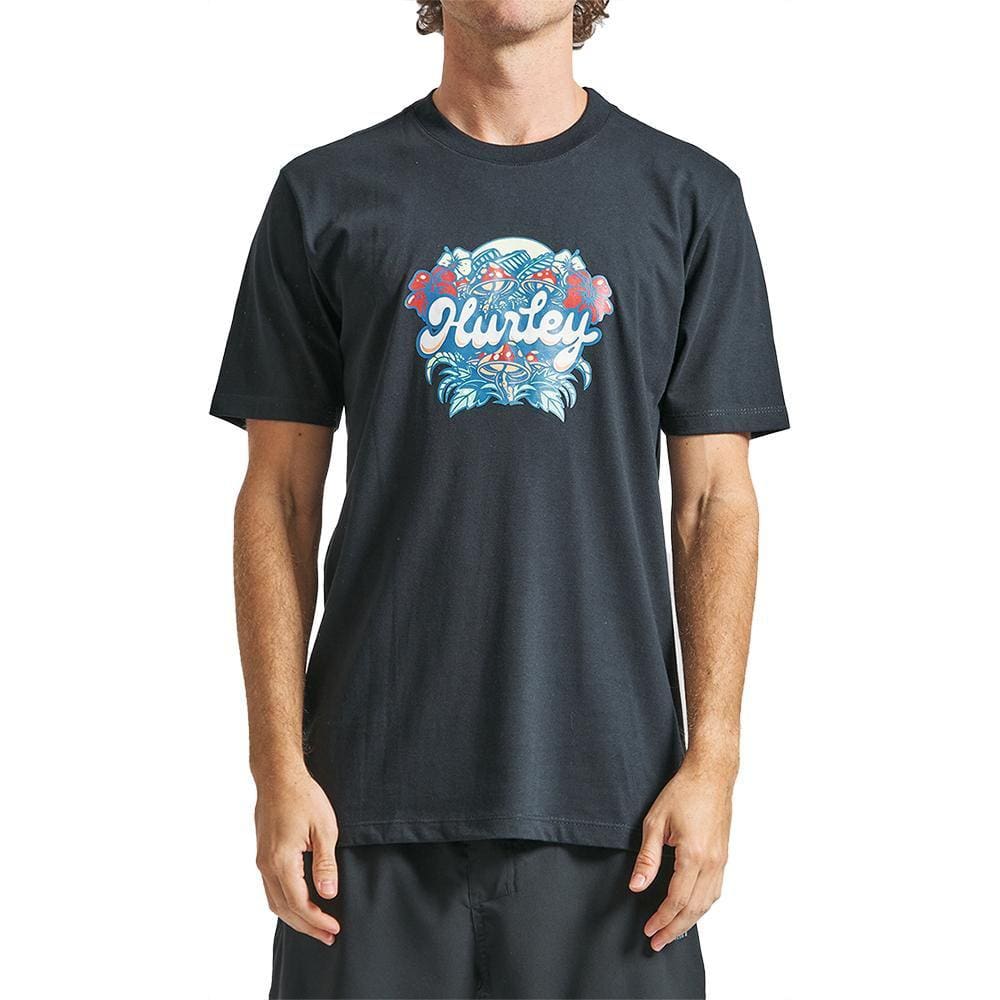 Camiseta Hurley Garden SM24 Masculina Preto