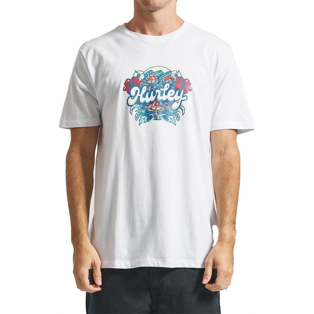 Camiseta Hurley Garden SM24 Masculina Branco