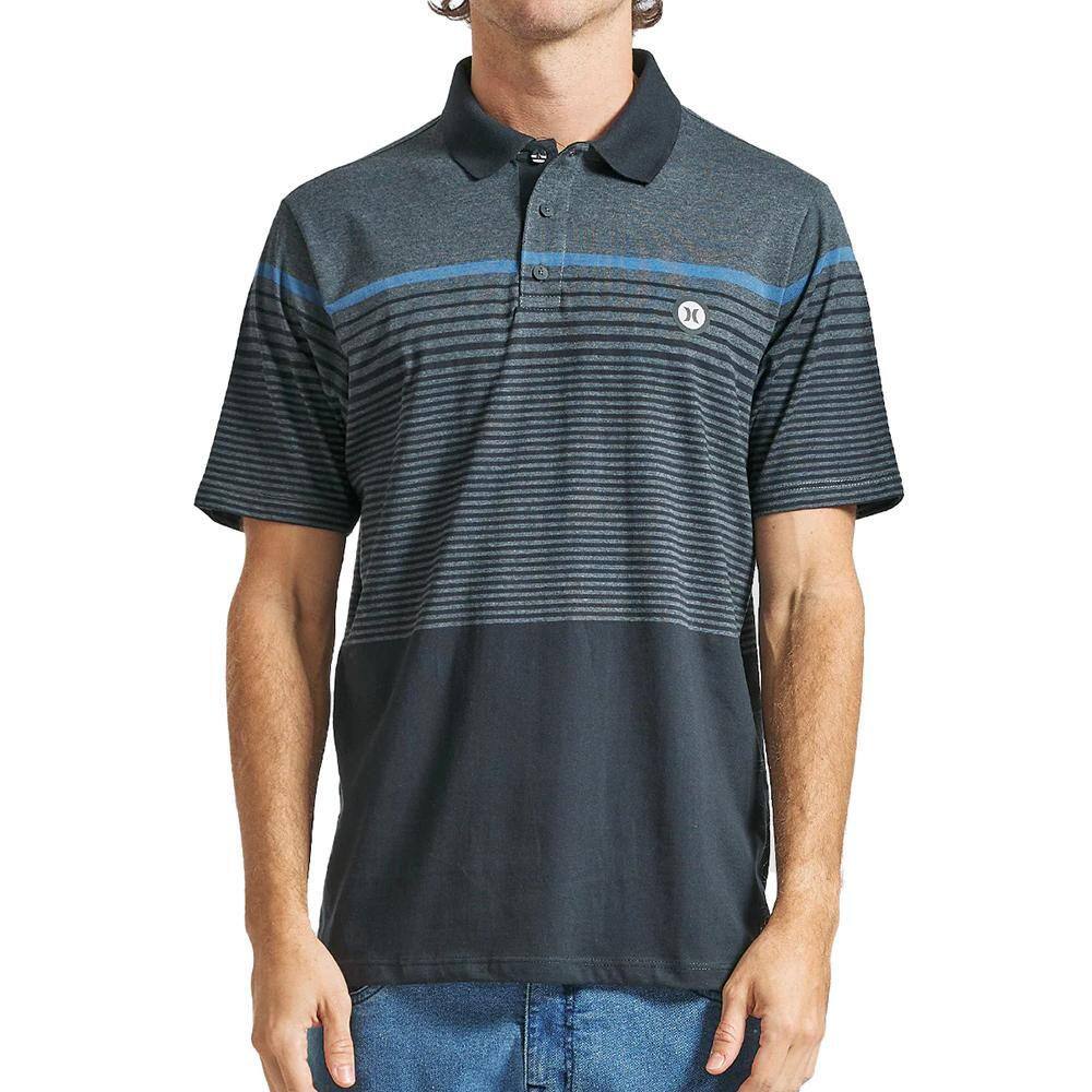 Camisa Hurley Polo Load SM24 Masculina Mescla Cinza