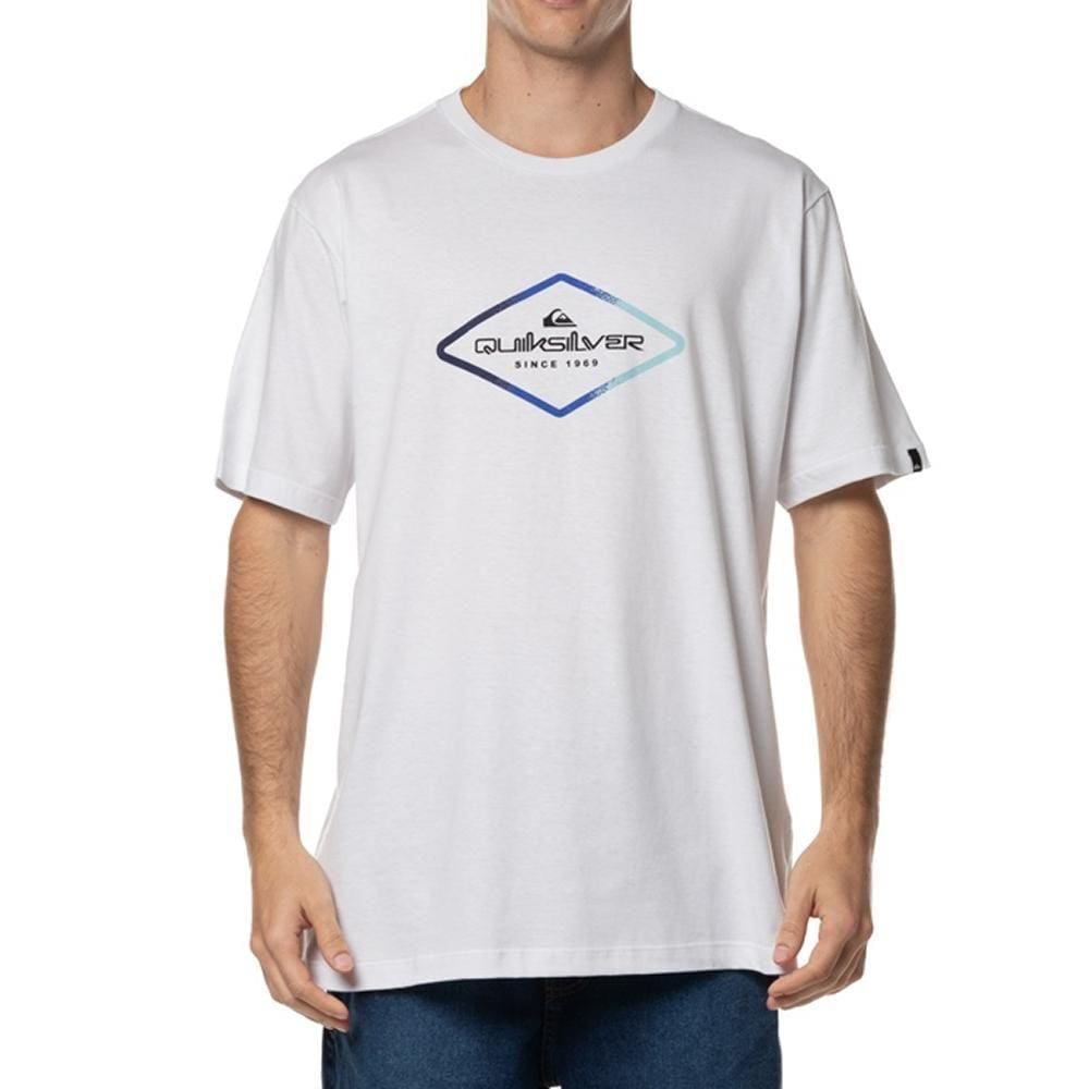 Camiseta Quiksilver Omni Lock New Wave WT24 Masculina Branco