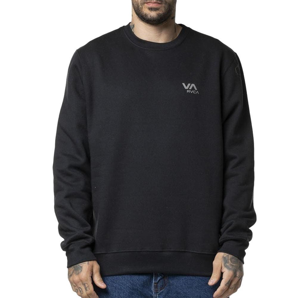 Moletom RVCA Careca VA Essential 280 WT24 Masculino Preto