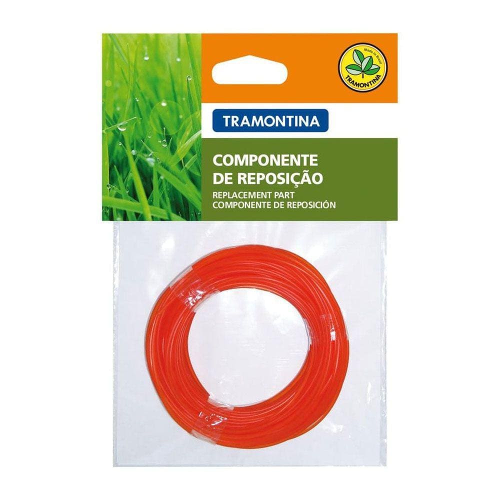 Fio de Nylon 2,4mm para Roçadeira com 12m de Comprimento Tramontina