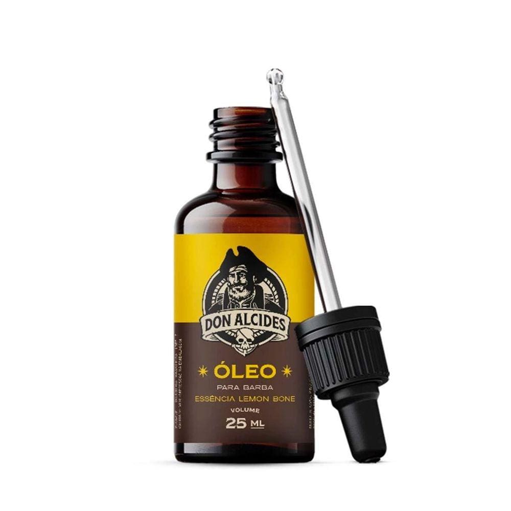 Óleo Para Barba Lemon Bone Profissional 25Ml Don Alcides