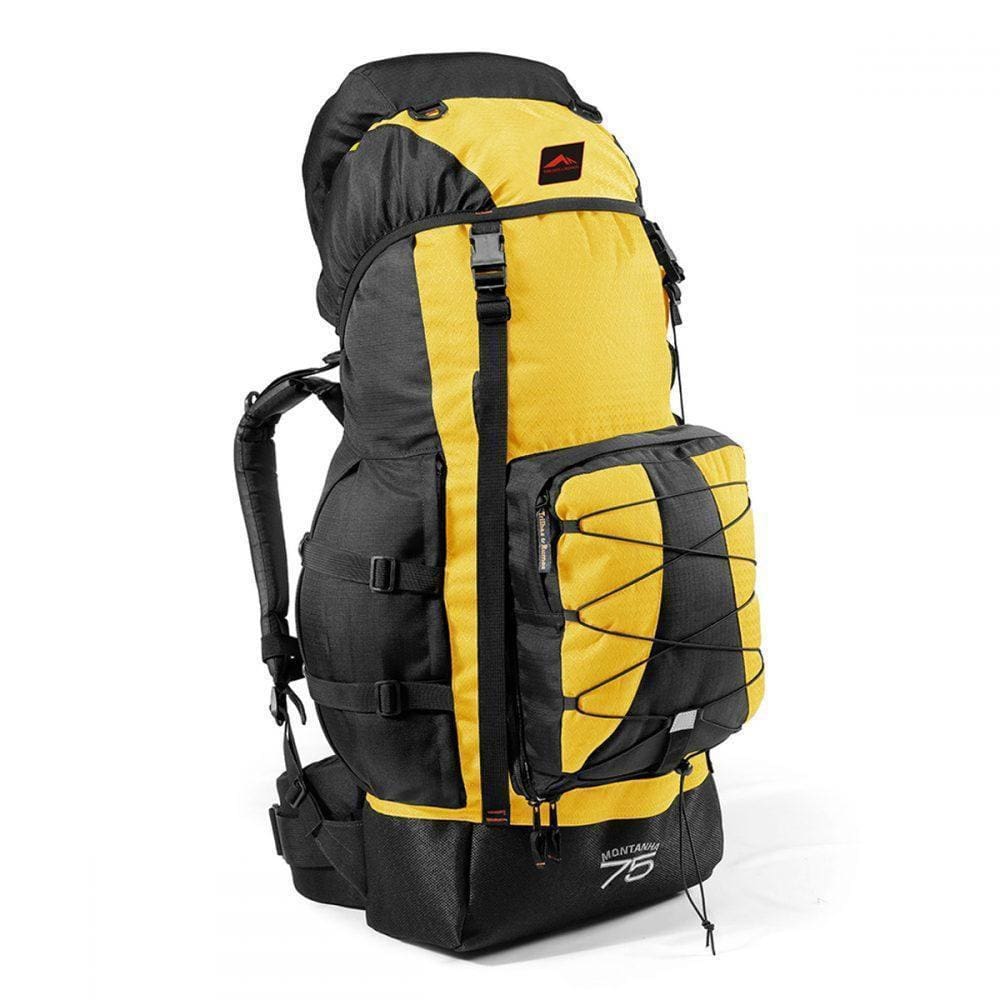 0075 - Mochila Montanha 75 - Série Especial - Amarelo Preto