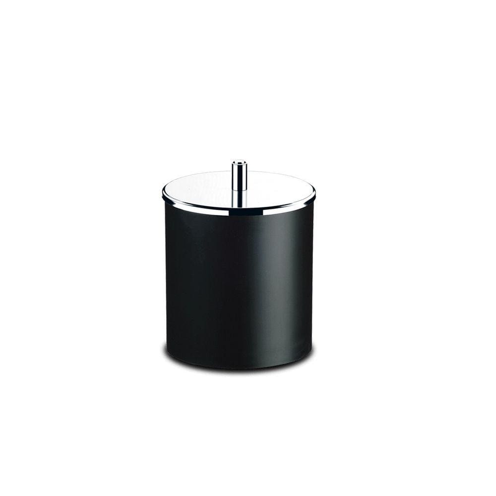 Lixeira PP Tampa Inox Ø 18,5 x 23 cm 5,4L- Preto Brinox