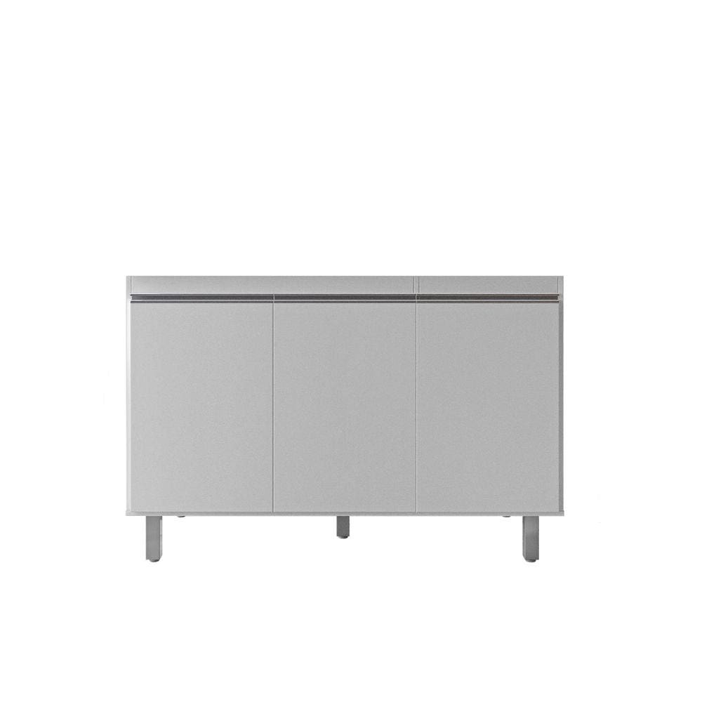 Balcão Gabinete de Pia Malu 120cm Branco S/Tampo - Nathan