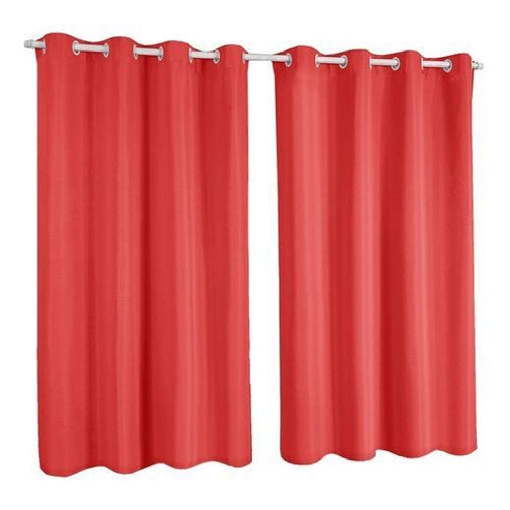 Cortina Blackout Em Pvc 2,80M X 2,50 M - Vermelho