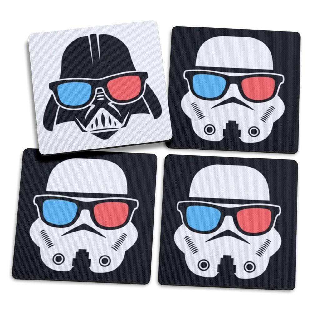 Jogo De Porta Copos Geek Side - 4 Peças