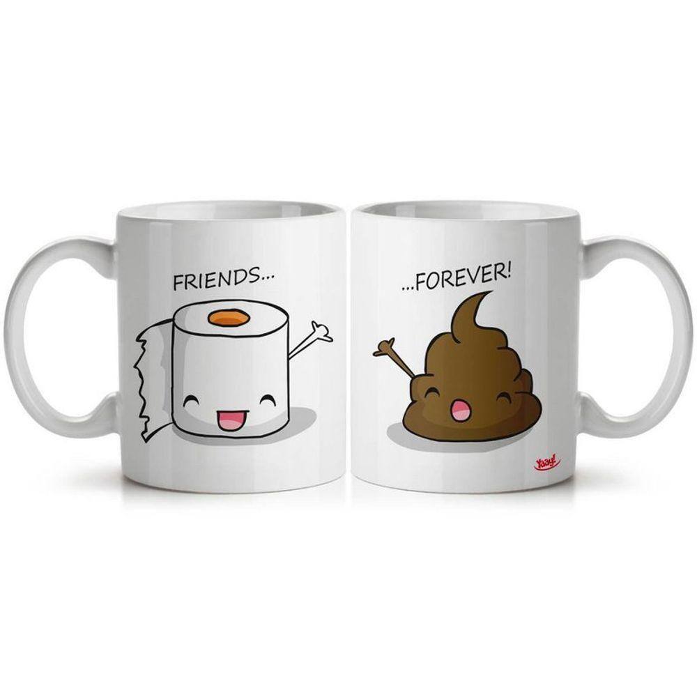 Par De Canecas Friends Forever