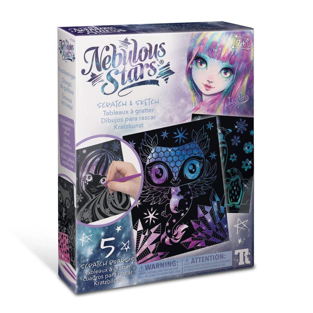 Conjunto de arte Nebulous Stars Scratch & Sketch para crianças de 7 anos ou mais