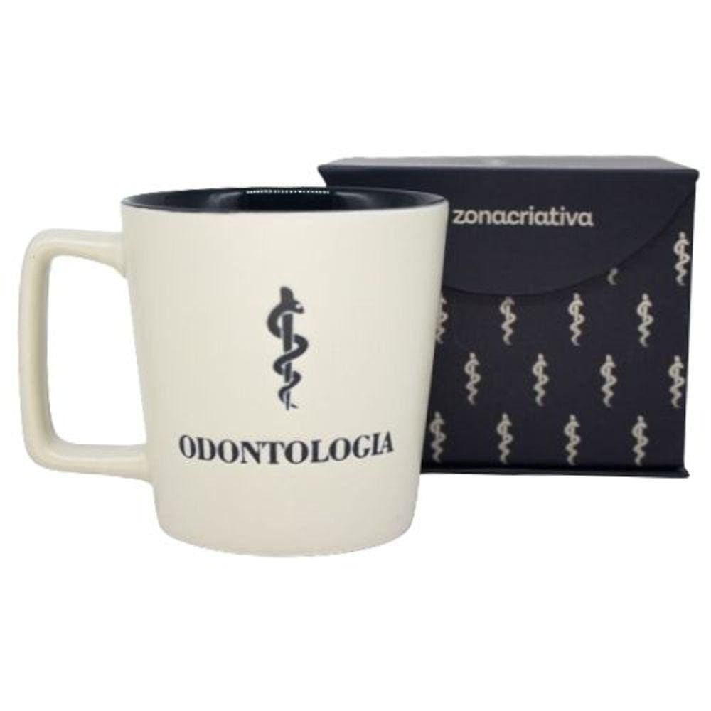 Caneca Profissões Odontologia 10025501 400ml Zonacriativa