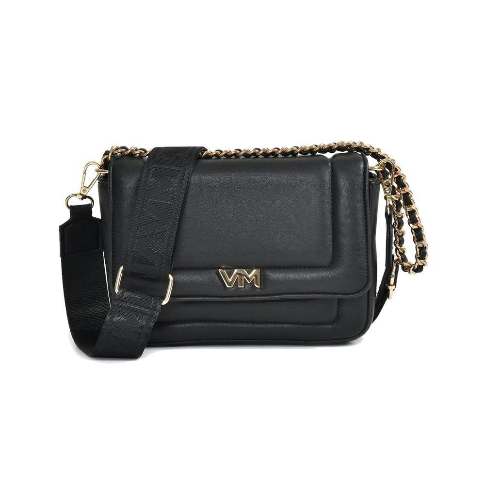 Bolsa Shoulder Quadrada Via Marte Alça Longa e Corrente Ajustável B2-518