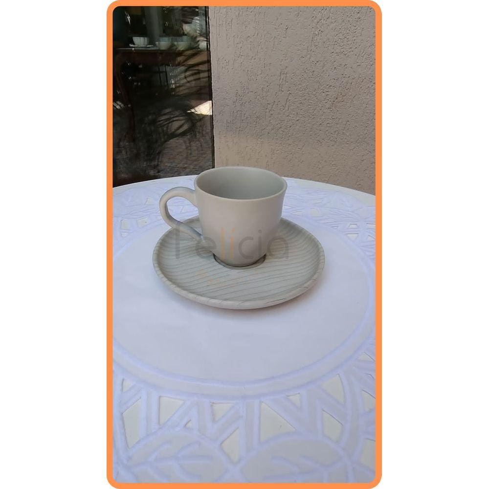 Jogo 6 Xicaras de Café Bio Infinita 120ml - Porto Brasil