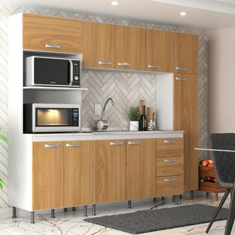 Cozinha Modulada 4 Peças Ipanema Evidência Móveis