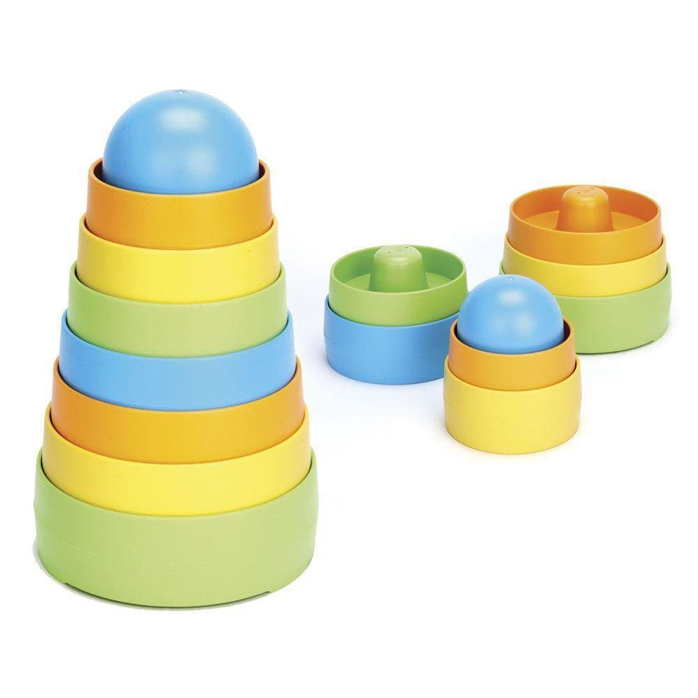 Stacker Toy Green Toys Meu primeiro cofre para bebês e crianças