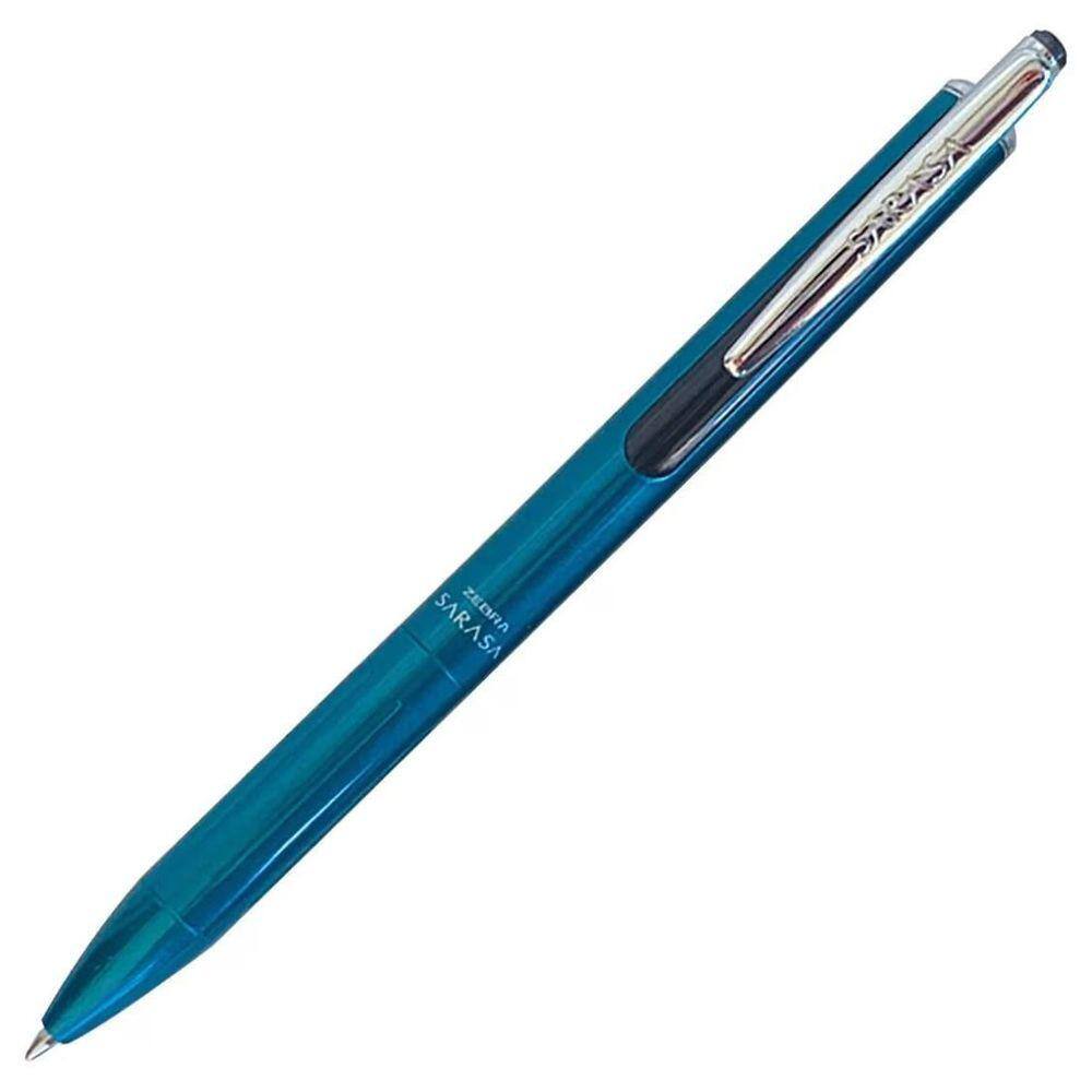 Caneta Esferográfica Zebra Sarasa Grand Gel Azul Turquesa
