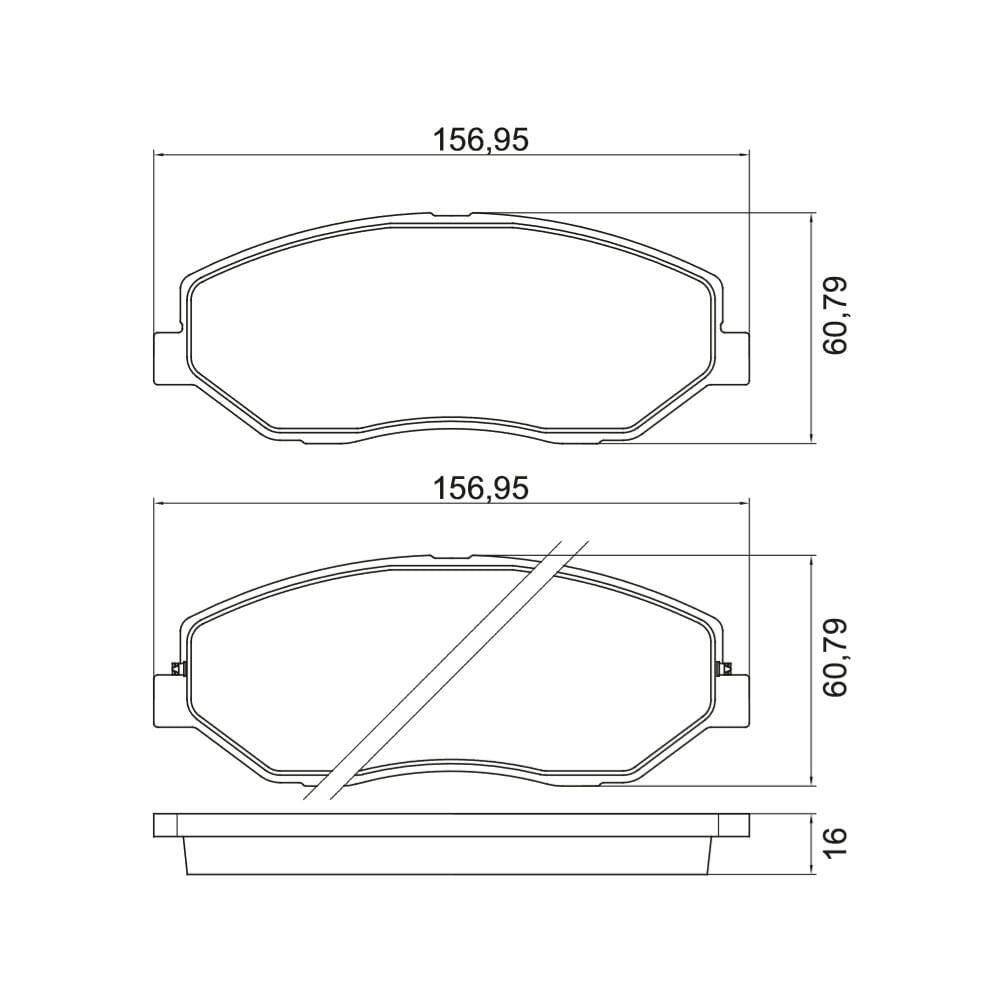 Pastilha Dianteira Cobreq Hyundai Santa Fé 2006-2019