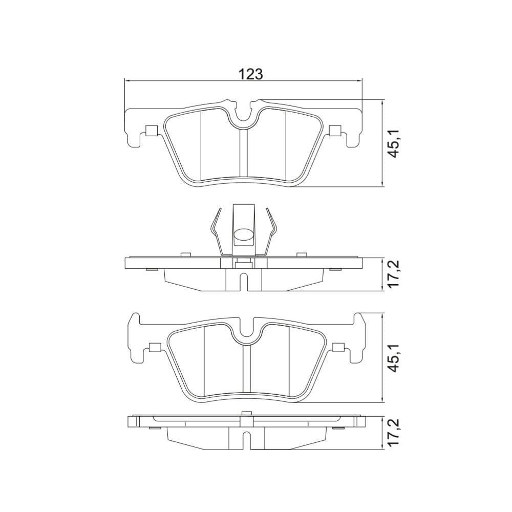 Pastilha Traseira Cobreq BMW 320i F30 2013-2018