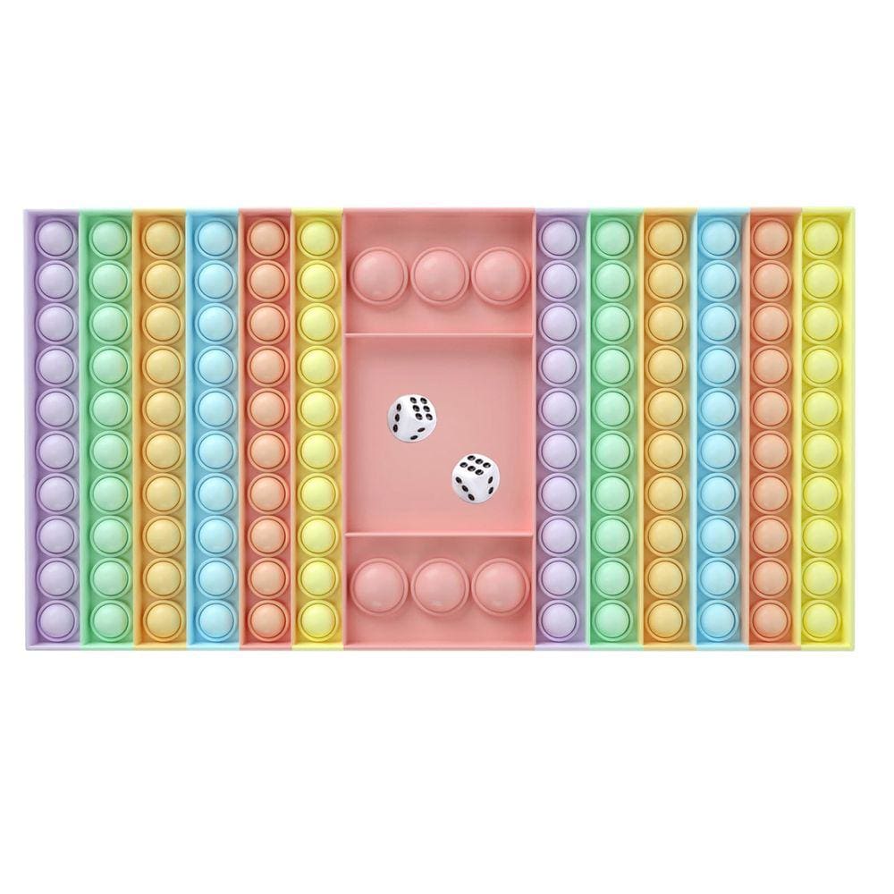 Jogo de tabuleiro de xadrez Fidget Toy Pop Big Pop com dados Niccal