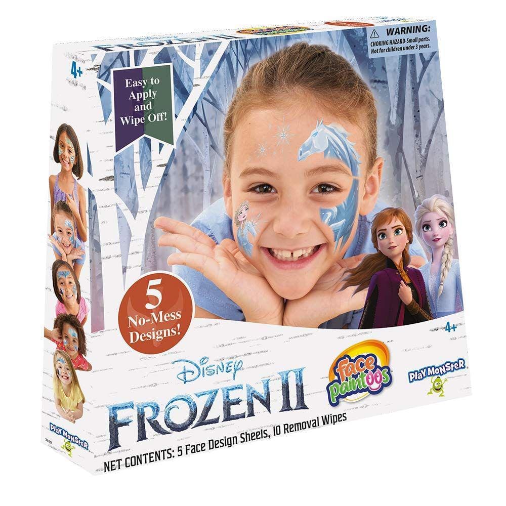 Pinturas faciais Disney Frozen II Design facial para crianças com mais de 4 anos