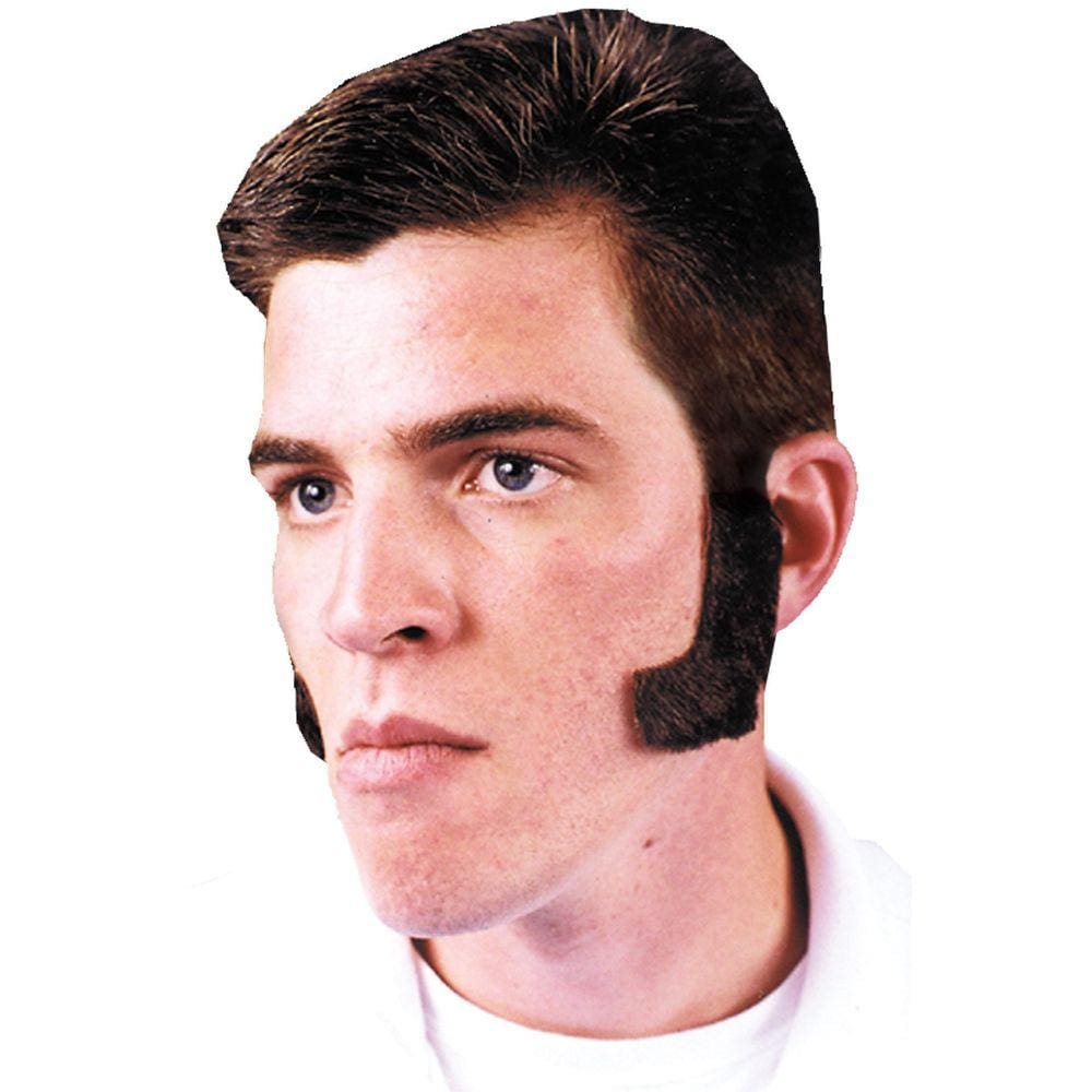 Costeletas Halloween FX Castanho Claro Reutilizável para Cabelo Real