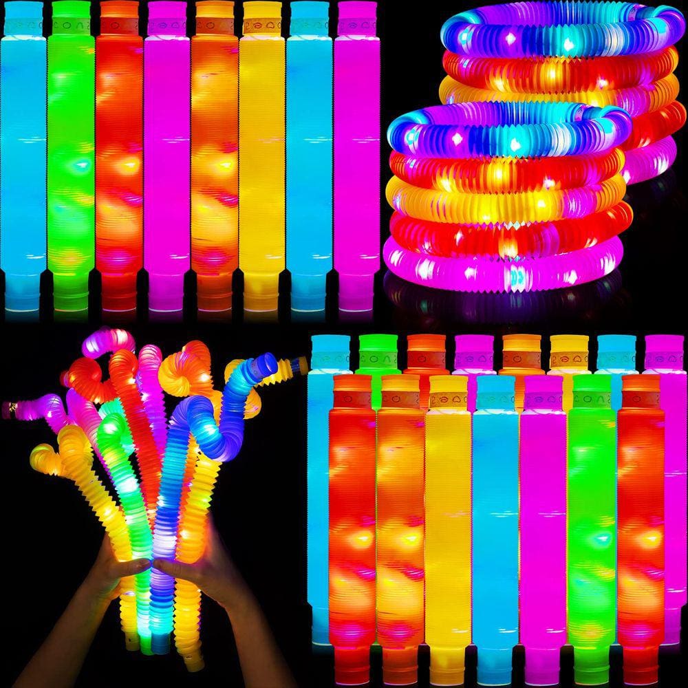 Brinquedo sensorial Lewtemi, tubo de iluminação de 70 peças para adolescentes e adultos