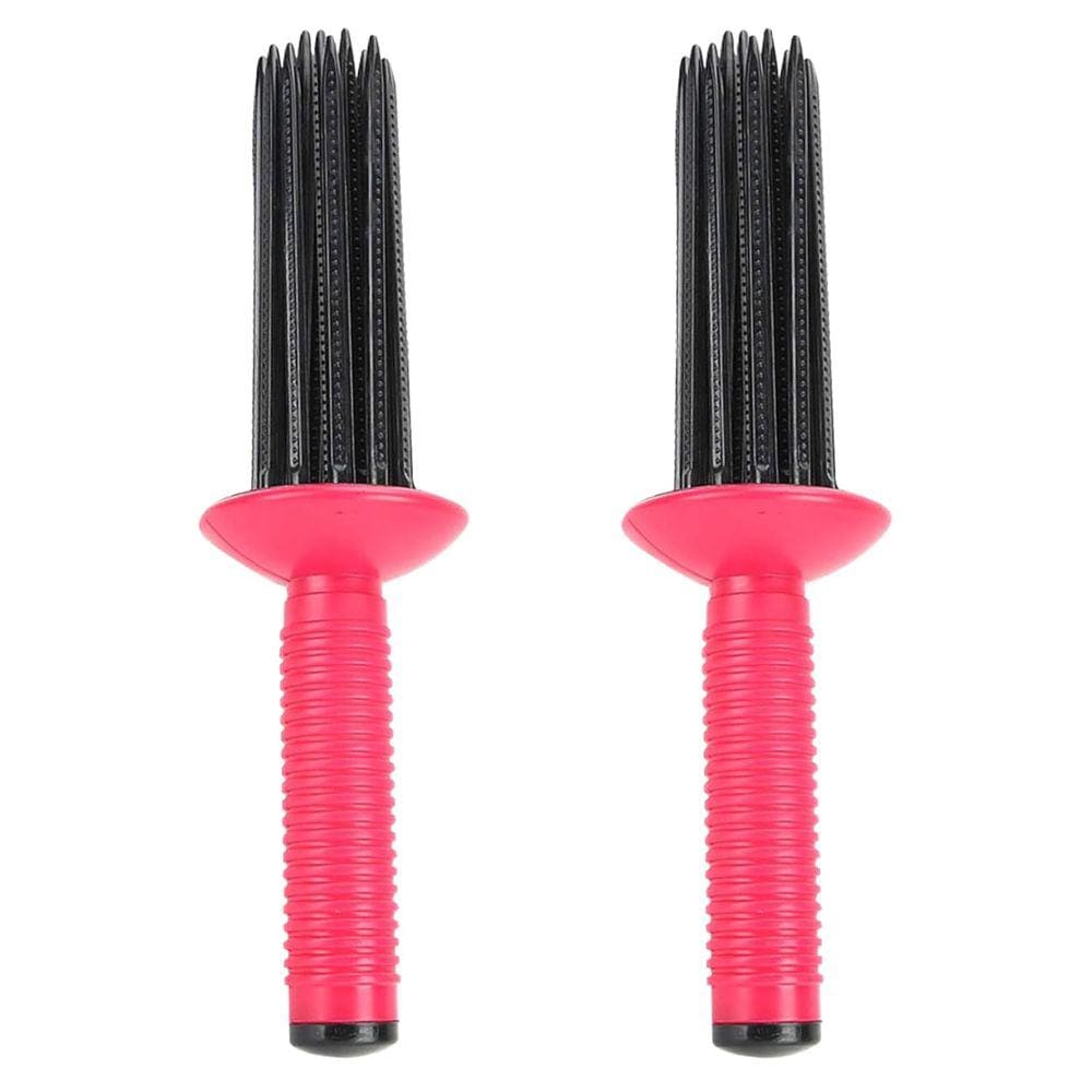 Escova redonda de 17 dentes Curling Comb jieyou, conjunto de 2 peças