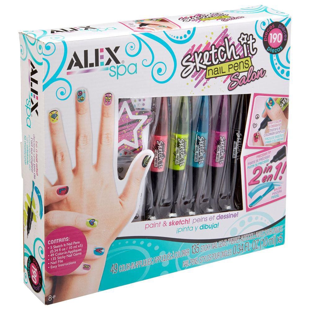Canetas de unhas Salon Fashion Activity ALEX Toys Sketch It há mais de 8 anos