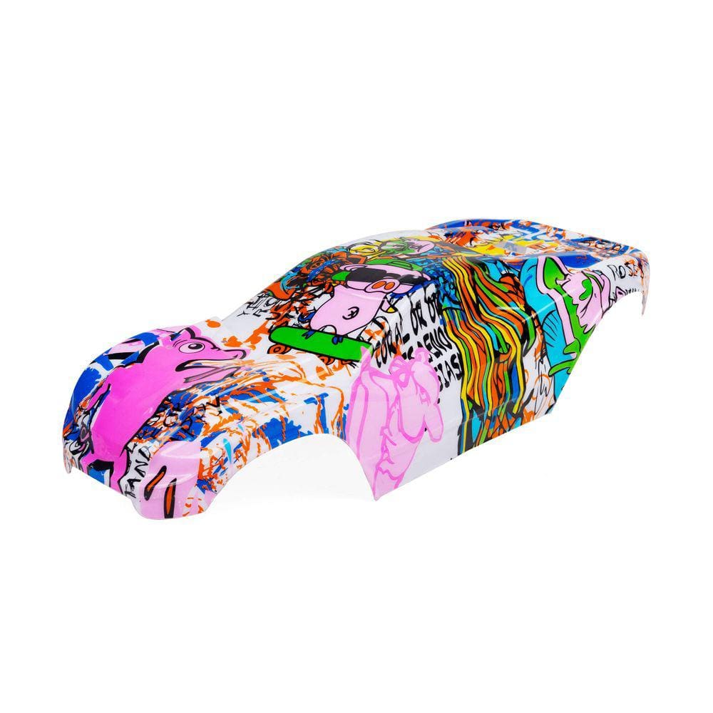 Corpo personalizado para carro ou caminhão RC Rustler 4X4 em escala 1/10