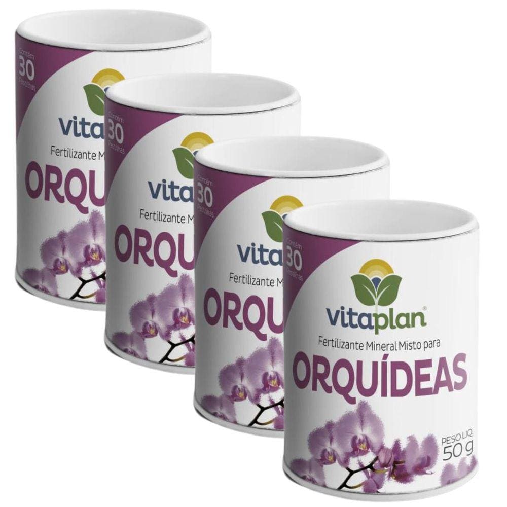 4x Pastilha de Liberação Lenta para Orquidea (50g) VITAPLAN