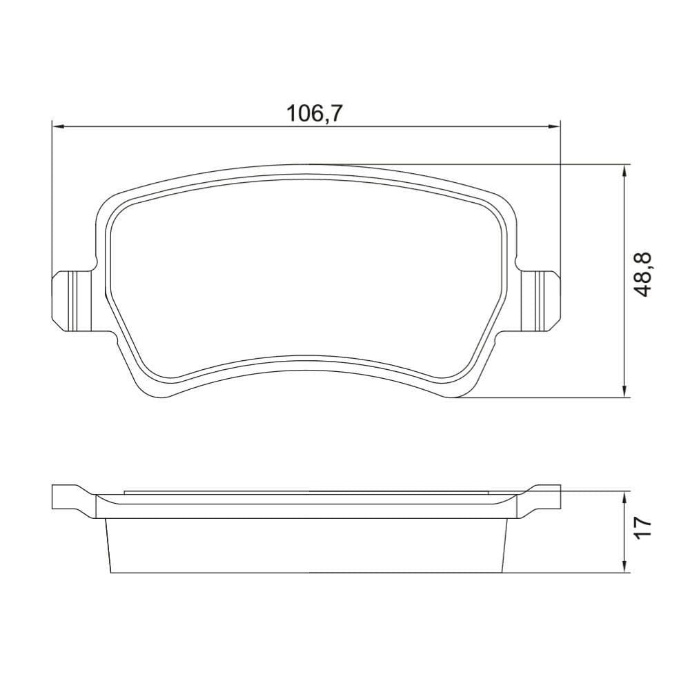 Pastilha Traseira Cobreq Volvo XC60 2009-2017