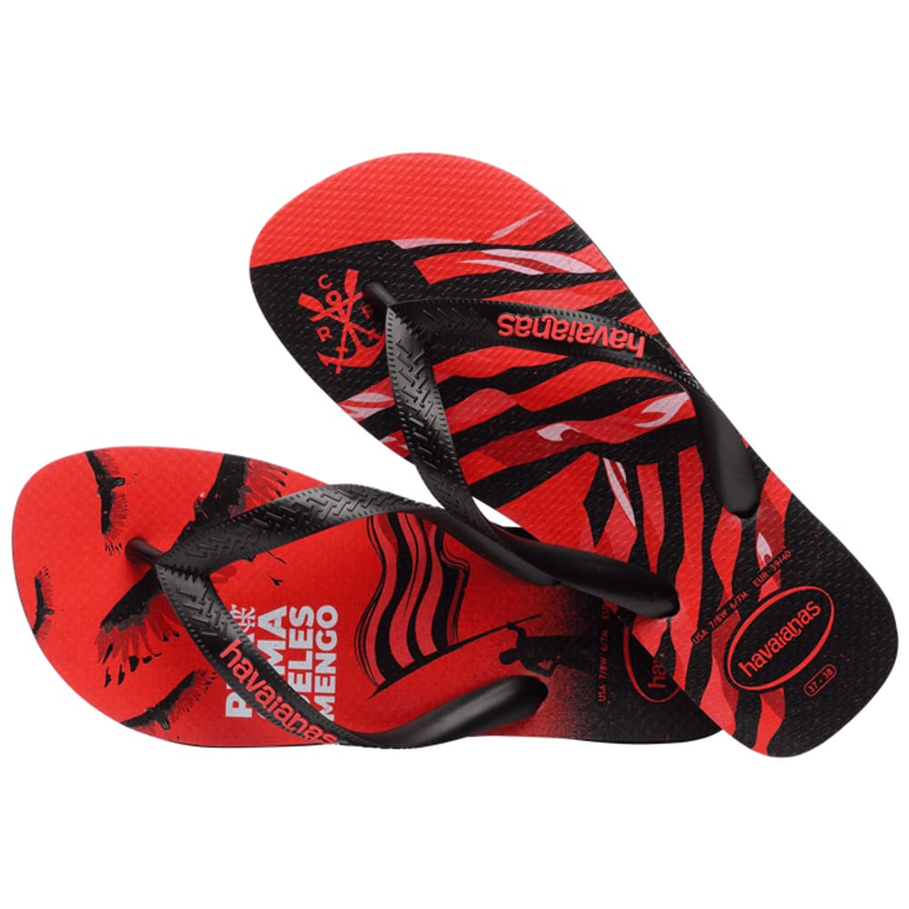 Chinelo Havaianas Times Flamengo 37/38