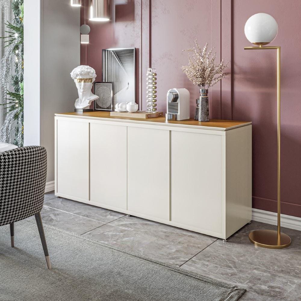 Buffet Aparador 4 Portas 180cm Oslo