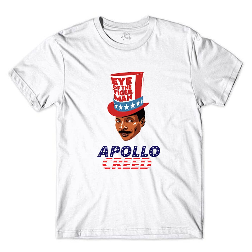 Camiseta Apollo Creed Do Filme Rocky Um Lutador